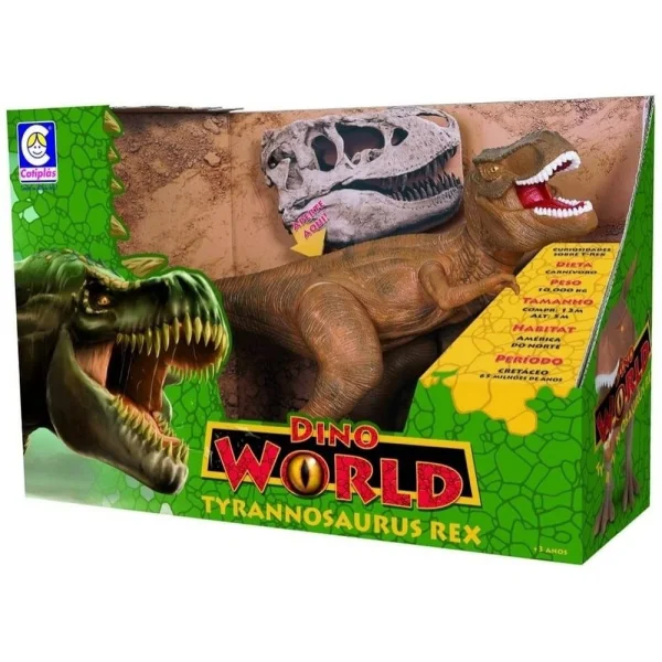 Dinossauro Dino World Tyrannosaurus Rex - Cotipls