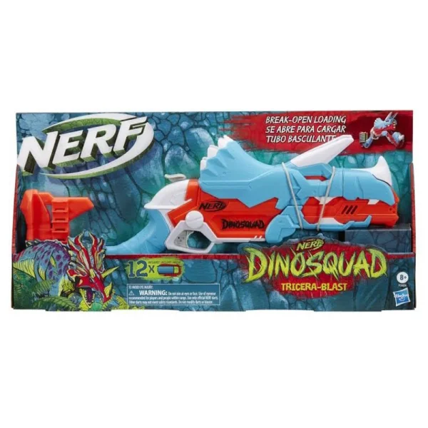 Lanador Nerf DinoSquad Tricera-Blast - Hasbro