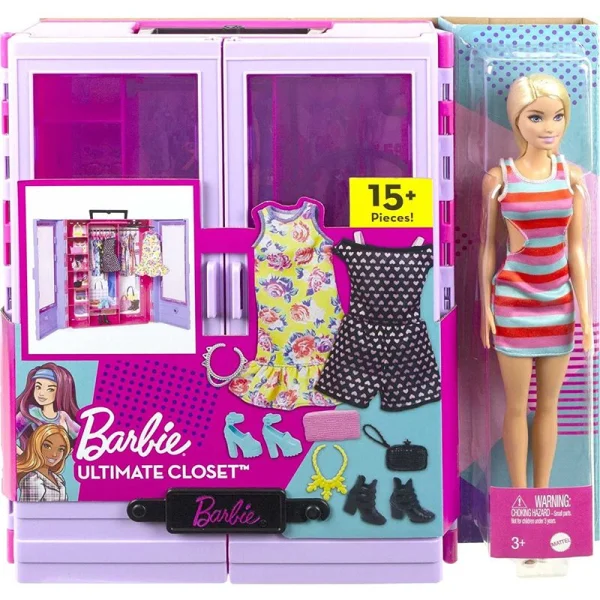 Boneca Barbie Fashion Novo Closet de Luxo - Mattel