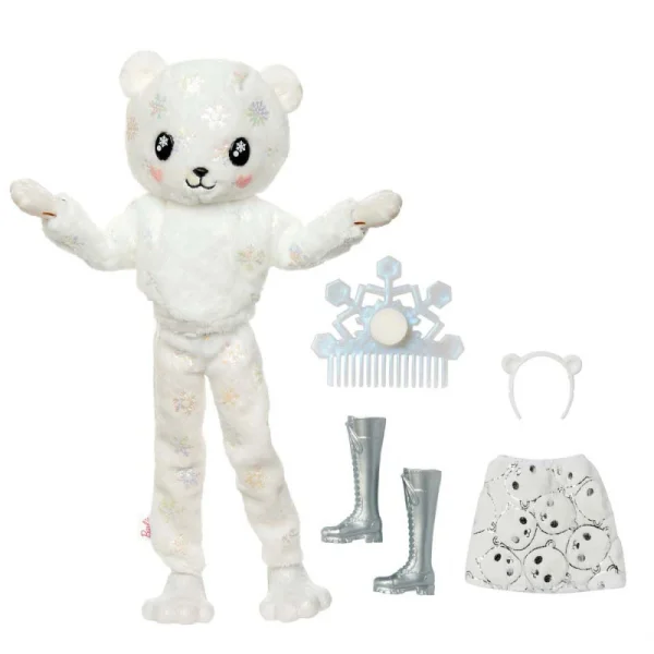 Boneca Barbie Cutie Reveal Mgica de Inverno Urso Polar