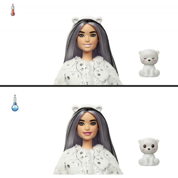 Boneca Barbie Cutie Reveal Mgica de Inverno Urso Polar