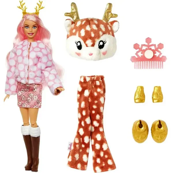 Boneca Barbie Cutie Reveal Mgica de Inverno Rena