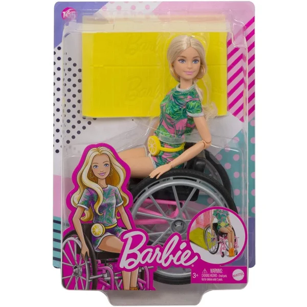 Barbie Fashion Loira Cadeira de Rodas - Mattel