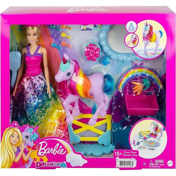 Boneca Barbie Fantasy Unicrnio Arco-ris - Mattel