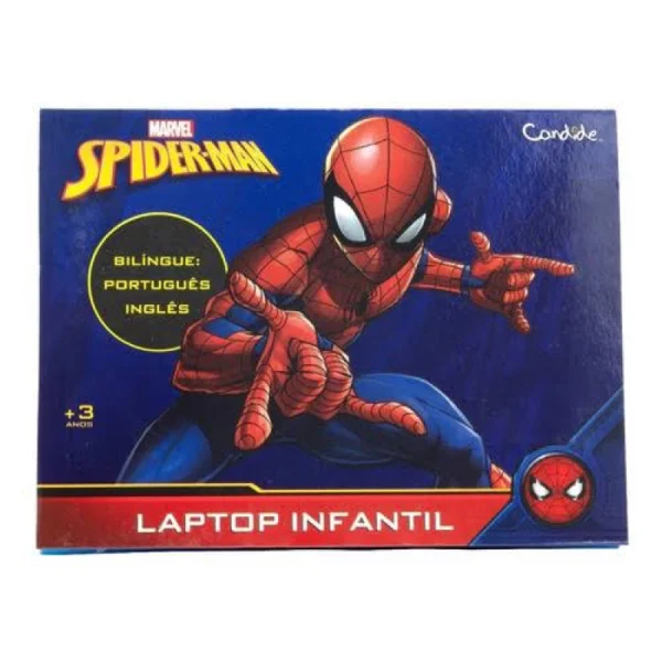 Laptop Infantil Bilngue Homem Aranha - Candide