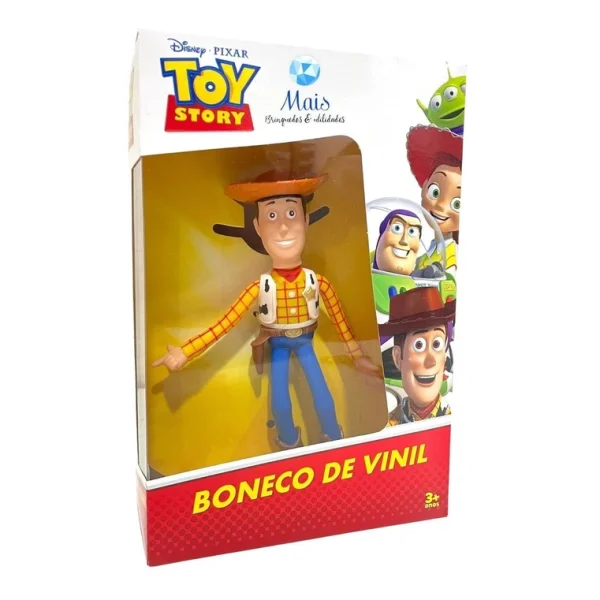 Boneco Articulado em Vinil Toy Story Woody 19cm - Lider