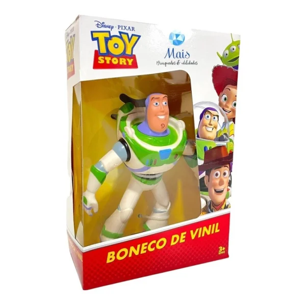Boneco Articulado em Vinil Toy Story Buzz 19cm - Lider