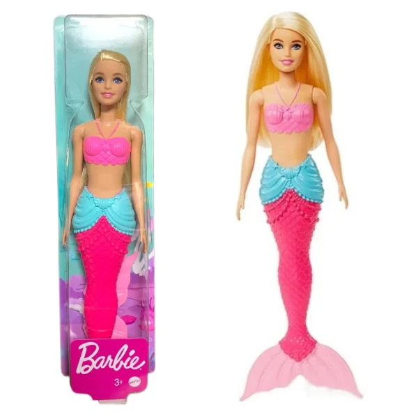 Boneca Barbie Sereia Bsica Loira - Mattel