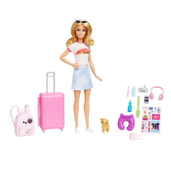 Boneca Barbie Viajante Family Refreshed - Mattel