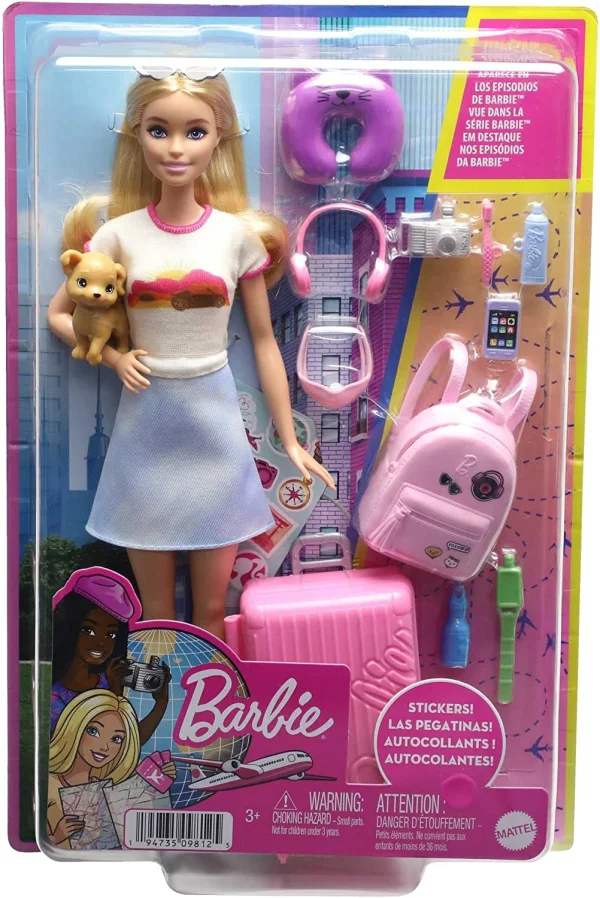 Boneca Barbie Viajante Family Refreshed - Mattel