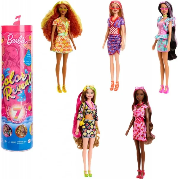Boneca Barbie Color Reveal Frutas Doces - Mattel