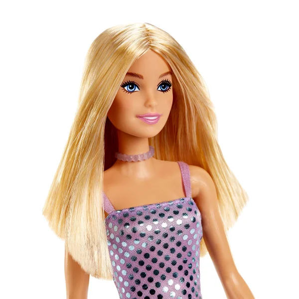 Boneca Barbie Glitter Vestido Roxo - Mattel