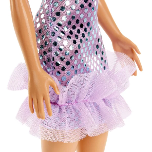 Boneca Barbie Glitter Vestido Roxo - Mattel