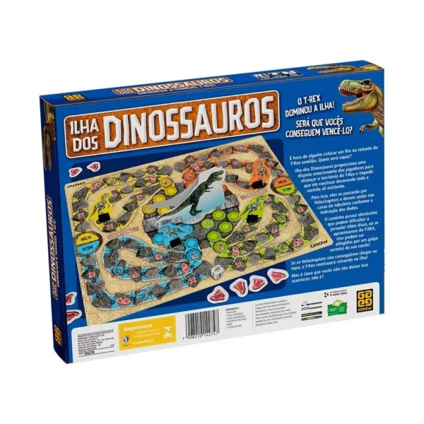 Jogo Ilha Dos Dinossauros - Grow