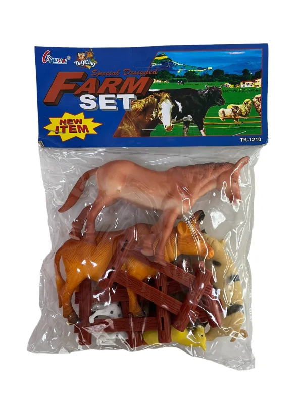 Sacola Animais Farm Set Tk1210