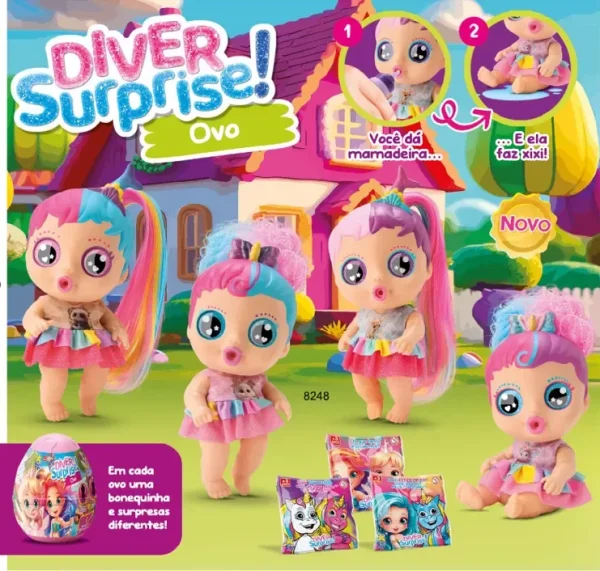Boneca Diver Surprise - Ovo