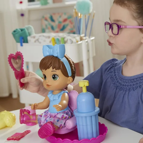 Baby Alive, Boneca Beb Sudsy Styling Morena F5113