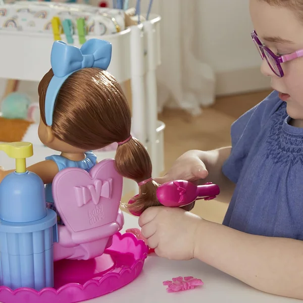 Baby Alive, Boneca Beb Sudsy Styling Morena F5113