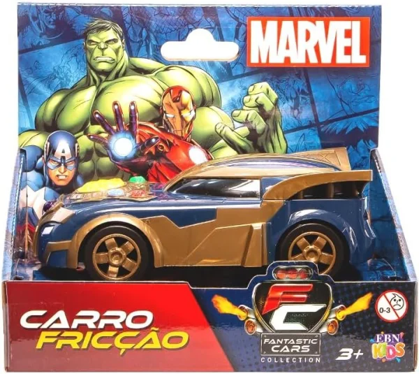 Thanos Carrinho de Frico Fantastic Car Marvel