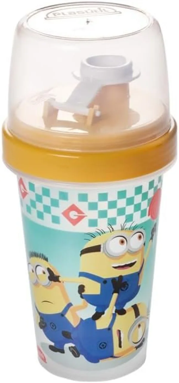 Mini Shakeira Minions Meu Malvado 320 ml, Plasútil 001072