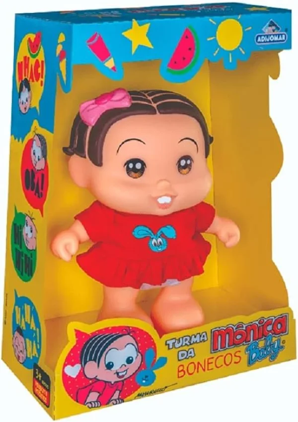 Boneca Turma da Mnica mascote Mnica  412