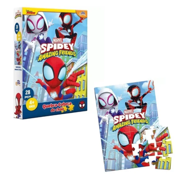 Quebra Cabea De Cho Infantil 28 Peas Homem Aranha (Spider Man)    8059