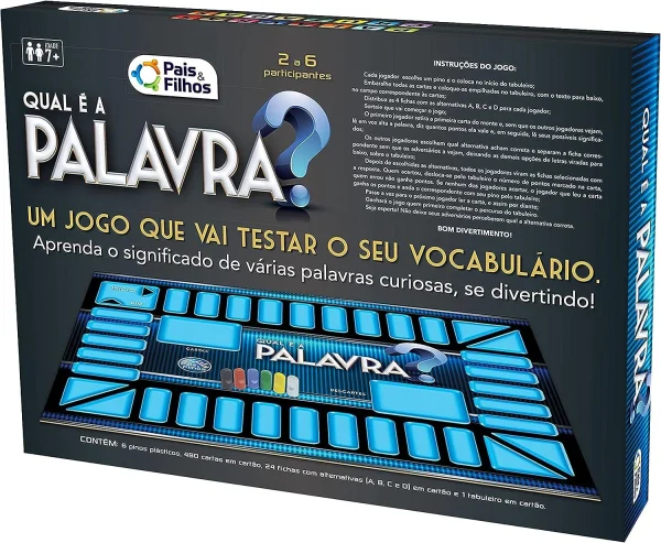 Jogo de Tabuleiro Qual e a Palavra   2750