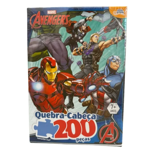 Jogo Quebra-Cabea Avengers 200 Peas 8041