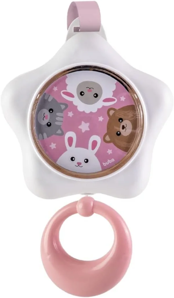 Estrelinha Musical Rosa Infantil Cano De Ninar Beb    12763