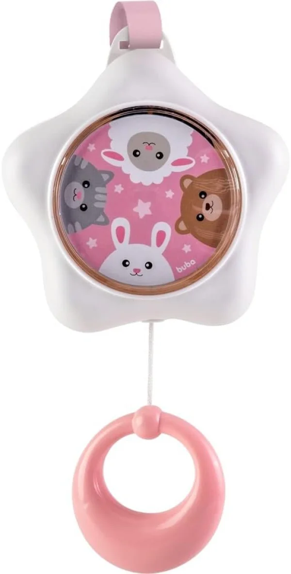 Estrelinha Musical Rosa Infantil Cano De Ninar Beb    12763