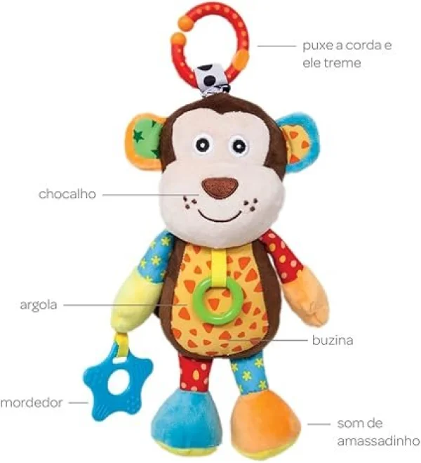 Macaquinho de Atividades Treme-Treme - Buba 5906