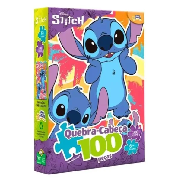 Quebra Cabea Disney Stitch 100 Peas