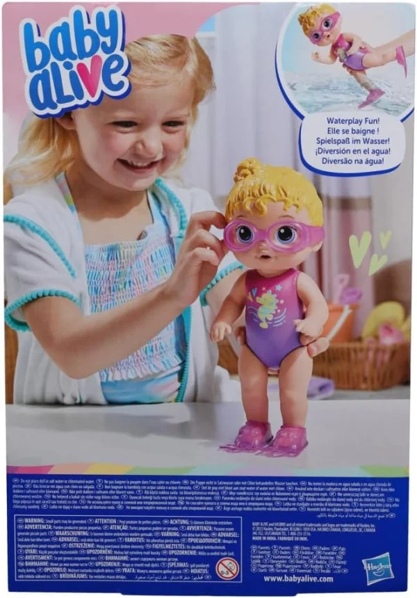 Baby Alive Boneca Sunny Swimmer - Cabelos Loiros