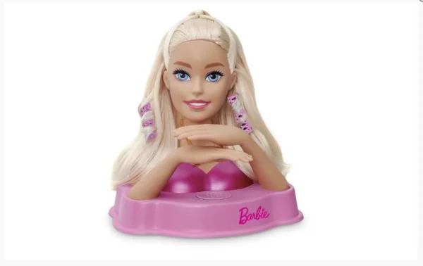 Boneca Barbie Styling Head Core com 12 Frases