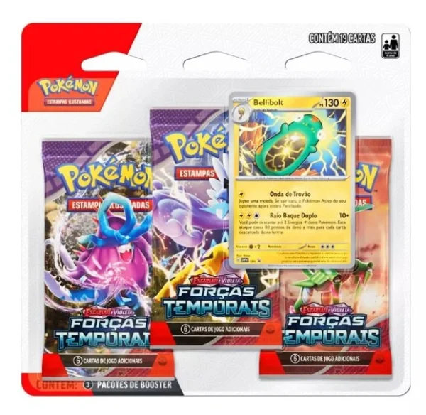 1 Blister Pokémon Forças Temporais - Sortido