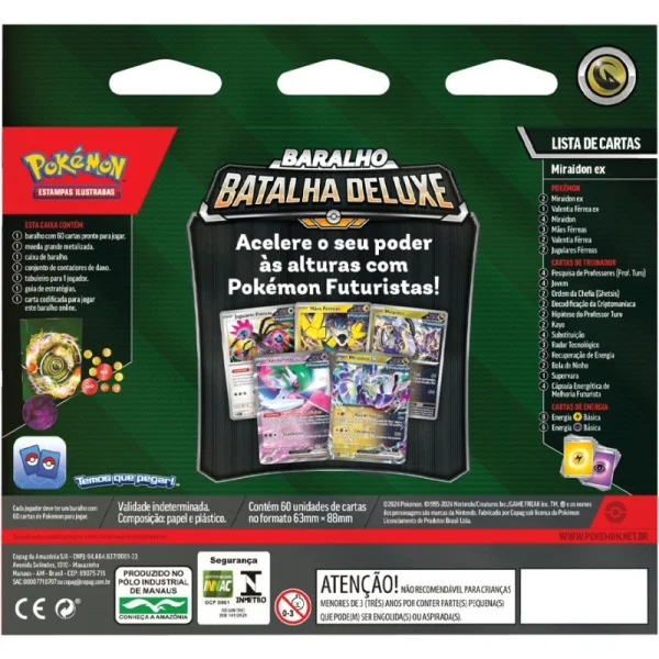 1 Decks Pokmon Baralho Batalha Deluxe - Sortido