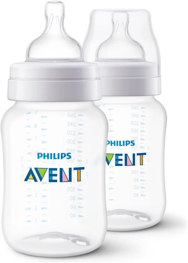 Kit 2 Mamadeiras Anti-Colic Clssica Transparente 125ml