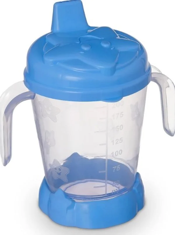 Copo Infantil Com Bico Baby Azul