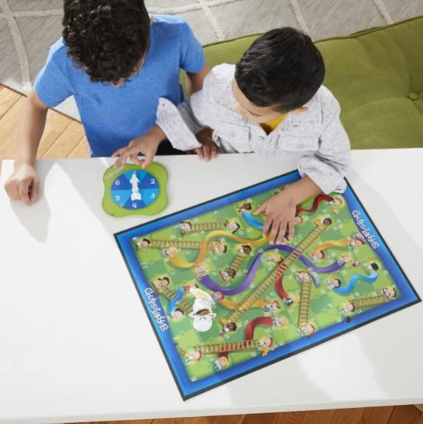 Jogo de Tabuleiro Escadas e Escorregas - Divertido Para Crianças Acima dos 3 Anos