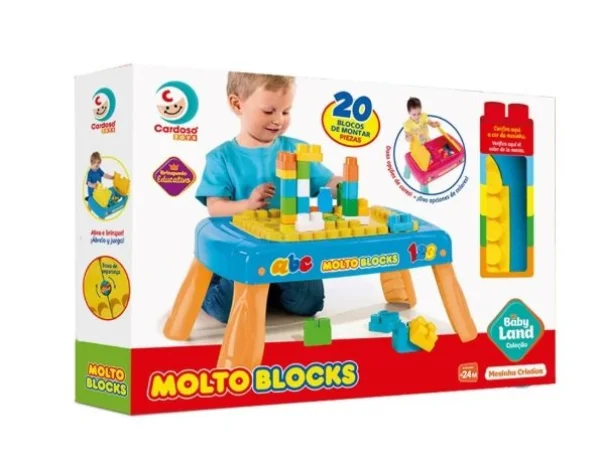 Mesa Criativa Baby Land Azul