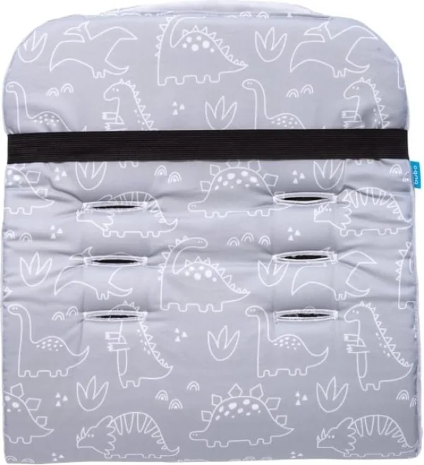 Almofada Para Carrinho Dino Cinza