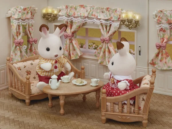 Conjunto Luminarias e Cortinas Sylvanian Families