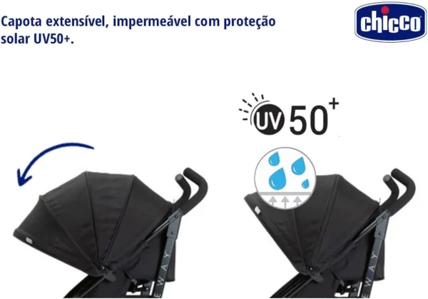 Carrinho de Bebê Lite Way 4 Jet Black