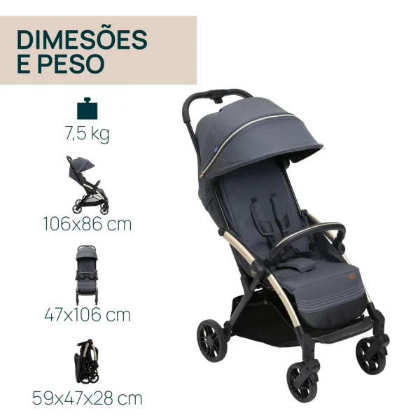 Carrinho de Passeio Goody XPLUS - Dark Shadow