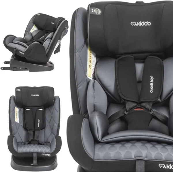 Cadeirinha Para Carro Kiddo Avanti 360 Grafite