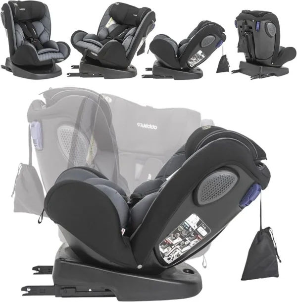 Cadeirinha Para Carro Kiddo Avanti 360 Grafite