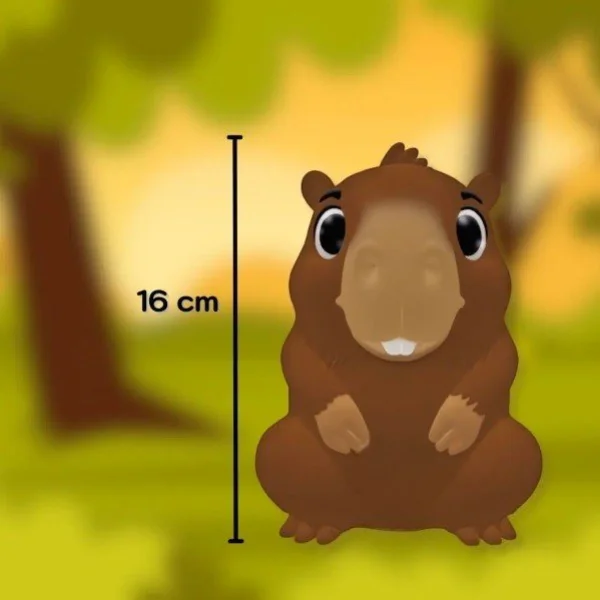 Boneco de Brinquedo em Vinil - Juca a Capivara