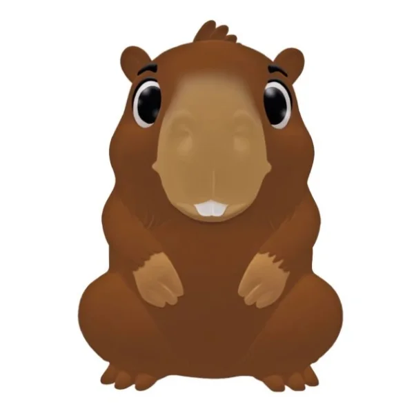 Boneco de Brinquedo em Vinil - Juca a Capivara