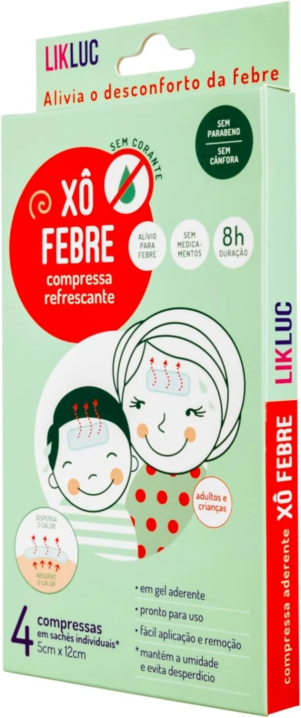 Xô Febre Compressas Refrescantes - LikLuc