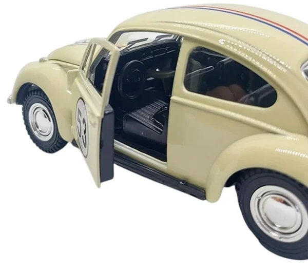 Carrinho de ferro com Frico Fusca 53 Miniatura colecionvel
